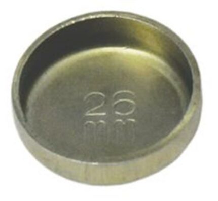 Zinc Plated Welch Plug- Size: 26mm
