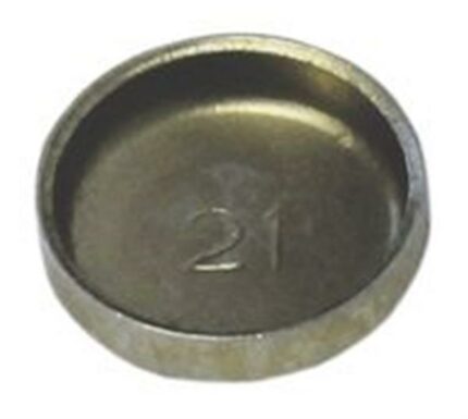 Zinc Plated Welch Plug - Size: 21mm