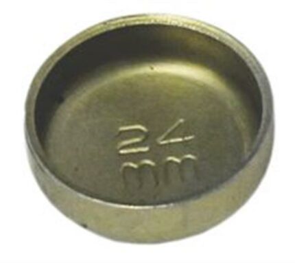 Zinc Plated Welch Plug - Size: 24mm