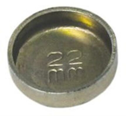Zinc Plated Welch Plug - Size: 22mm