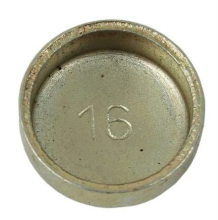 Zinc Plated Welch Plug Size: 16mm