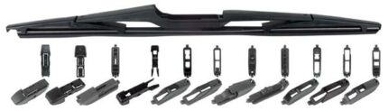 Wiper Blade Rear 14 Universal 11 Adapators