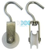 Single Pulley 30mm Galvanized Nylon Wheel.
