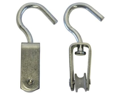 Single Pulley 15mm Galvanized With Nylon Wheel