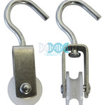 Single Pulley 25mm Galvanized Nylon Wheel