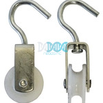 Single Pulley 35mm Galvanized Nylon Wheel