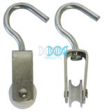 Single Pulley 20mm Galvanized Nylon Wheel