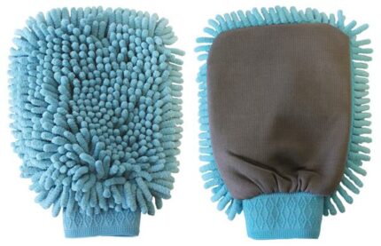 Noodle Wash Mitt Blue