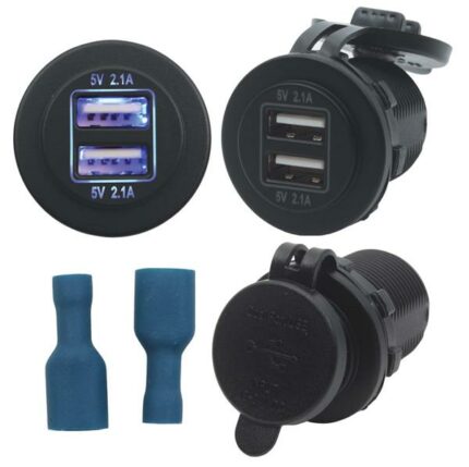 Usb Charge Unit 12V/24V 5V 2.1A/2.1A