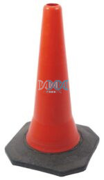 Road Cone Orange With Black Base 500mm