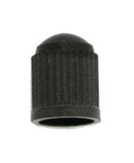 1000 Black Valve Caps Plastic