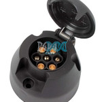 Trailer Socket Plastic 7P Slinder Card